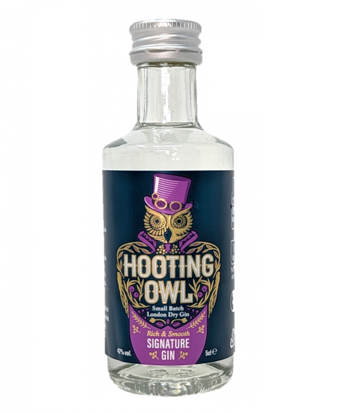 Hooting Owl Signature London Dry Gin 42% (5cl)